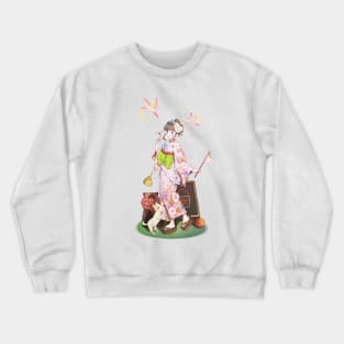 Yukata Girl Crewneck Sweatshirt